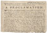 1778 Charleston, South Carolina "Amnesty Proclamation" for Revolutionary War "Loyalists"  "to forgive, and bury in Oblivion, their past failings and Transgressions."...