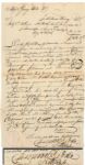 1796 Autograph Letter Signed Twice By "Clement Biddle"