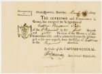 1802 Official Mass. Militia Officer Resignation Document