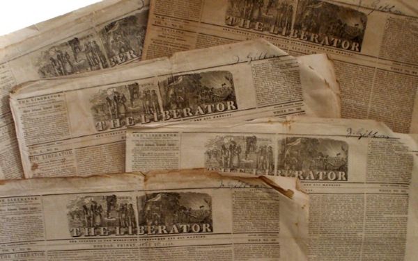 A group of Early Liberator Newspapers