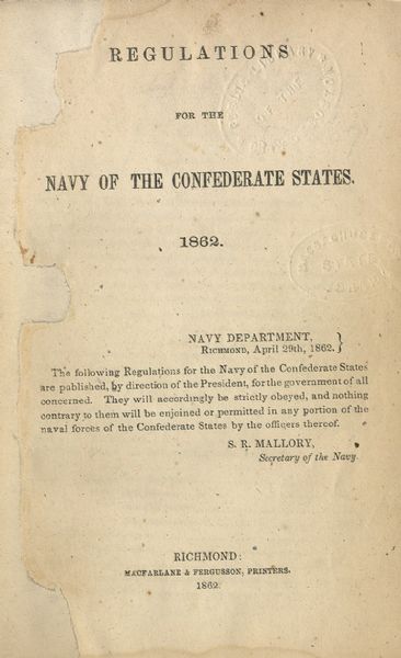 Confederate Naval Regs