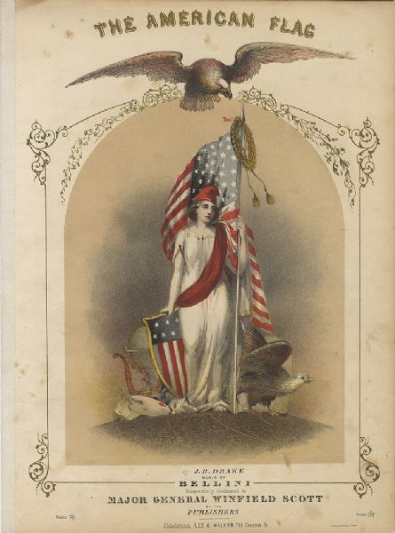 Colorful American Flag Sheet Music