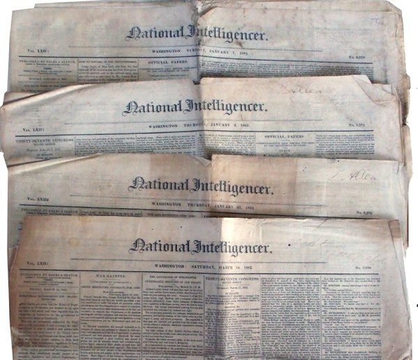 Group of Newspapers From Washington Provide War and Political News