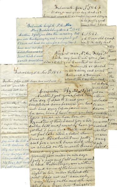 11th New Hampshire Soldier’s Correspondence Archive with Good Battle Content