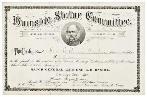  July 4, 1887 Statue Dedication For Union Major General Ambrose E. Burnside at Providence, Rhode Island Archive