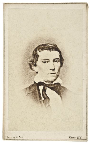 Carte de Visite Photograph of Confederate Vice President Alexander H. Stephens by Gurney & Son, New York