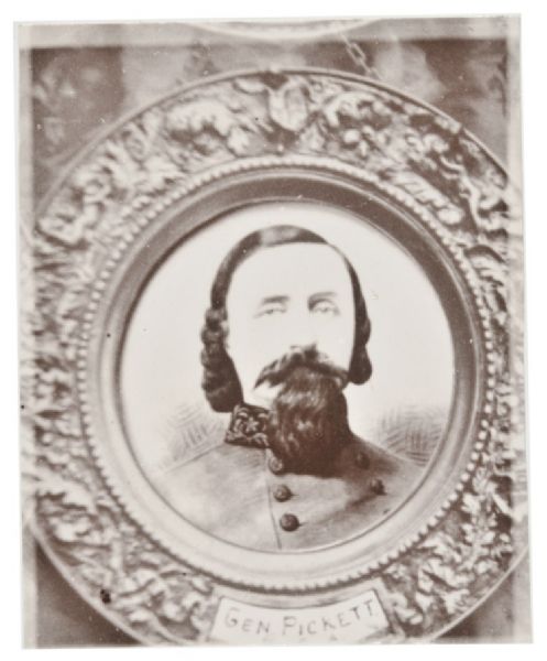General George Edward Pickett Locket-size Photograph