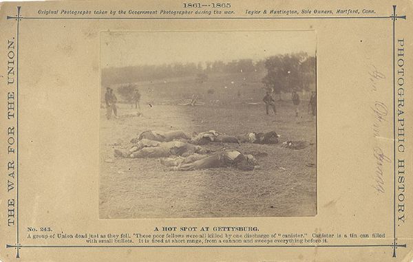 Union Dead at Gettysburg
