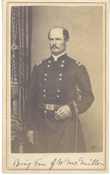 CDV of Union General James W. McMillan
