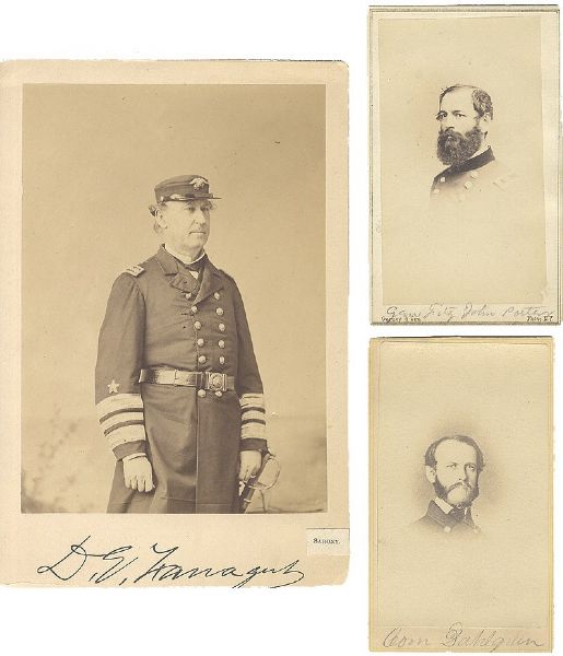 Group of Three Naval Images