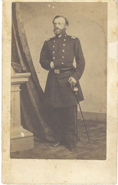 CDV of Colonel Nelson B. Sweitzer, 1st U.S. Cavalry and 16th New York Cavalry