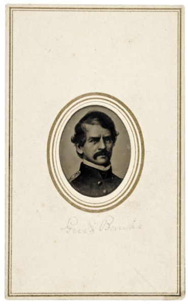 Civil War Union General Nathaniel P. Banks Tintype Photo