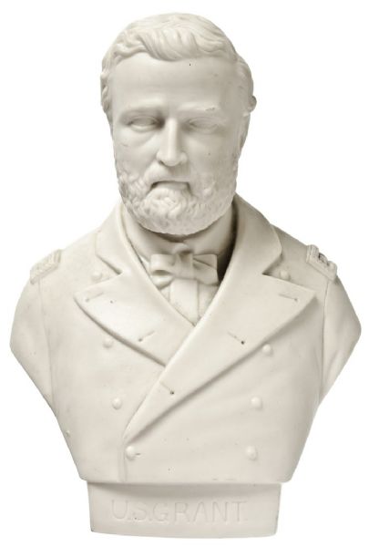 1864 Parian Bust of Lt. General Ulysses S. Grant
