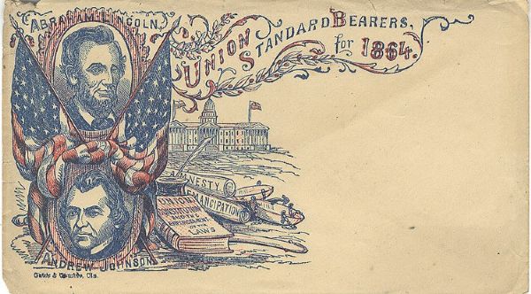 Lincoln and Johnson 1864 Campaign Cover
