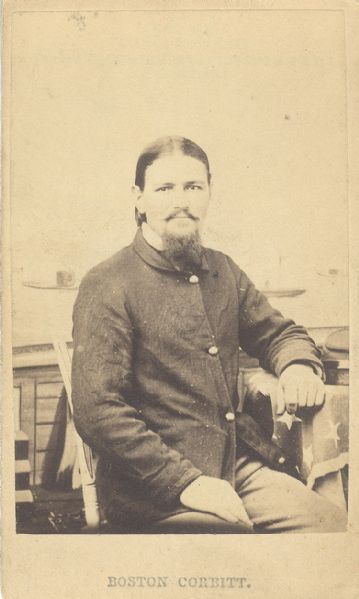 Boston Corbett CDV....Shot and Killed President Lincoln's assassin John Wilkes Booth
