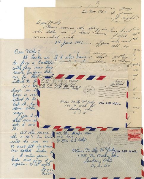 Letters Home to Ohio From Korean War Fighter Pilot