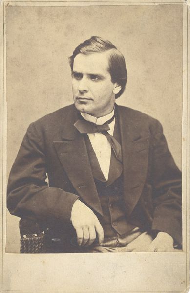 Early Cabinet Card Photograph of Future President William McKinley