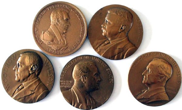 US Mint Bronze Presidential Medals