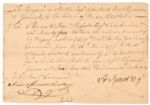 Continental Army Major General Joseph Spencer Pay Order