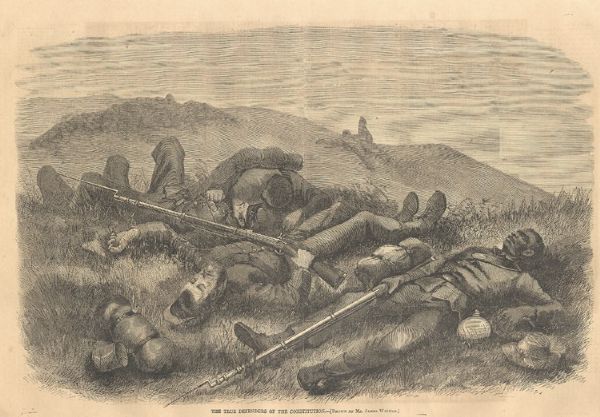 A a pair of Harper’s Showing Dead Black Soldiers