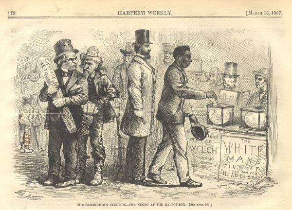The First Negro Vote in the District of Columbia