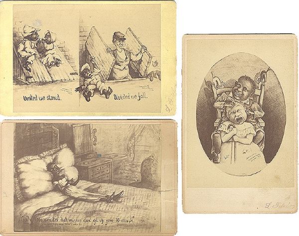 Reconstruction Period Cabinet Photographic Cartoons