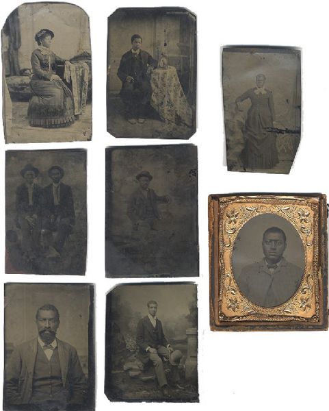 Eight Civil War Era Photographs of African-Americans