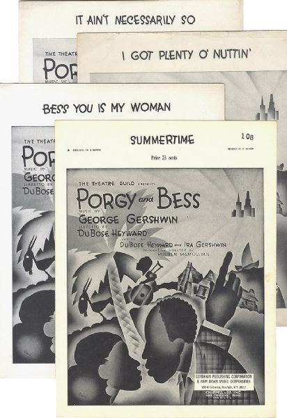 George Gershwin’s Porgy & Bess Music Sheets