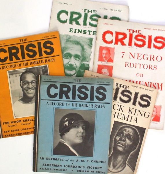 Six Issues of the Negro Periodical “The Crisis”