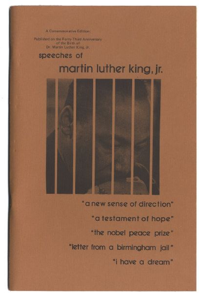 The Front Cover MLK Photo Artfully Shows The Leader Behind Bars