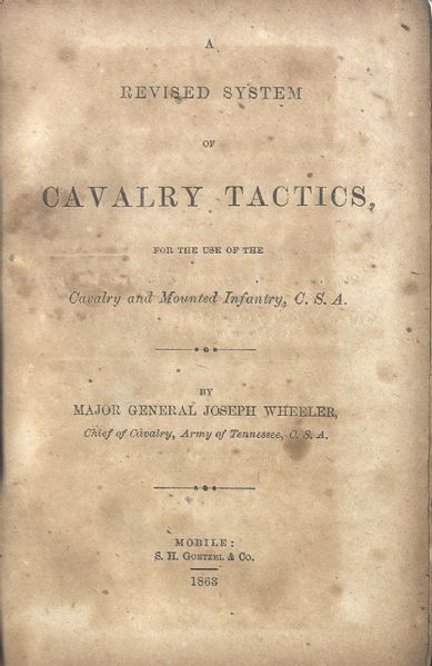 Confederate Cavalry Manual