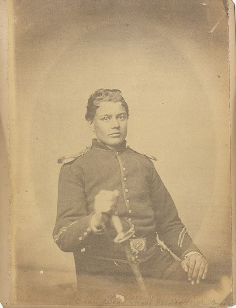 45th Illinois Infantry Albumen Photograph