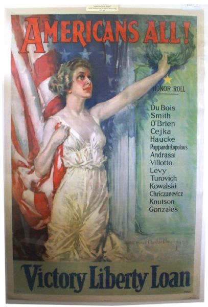 Gorgeous Howard Chandler Christy Patriotic Poster