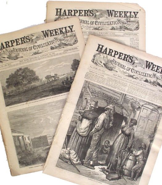 Group of Loose issues of Harper’s Weekly