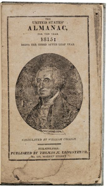 Almanac With George Washington’s Portrait 