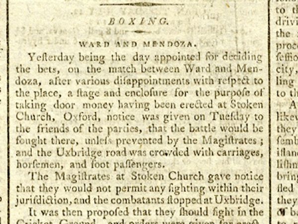 Boxing in 1791