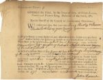 Declaration Signer James Wilson Signed Document in 1776 Using the George III Format