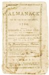 Early  Almanack From Newbury Massachusetts
