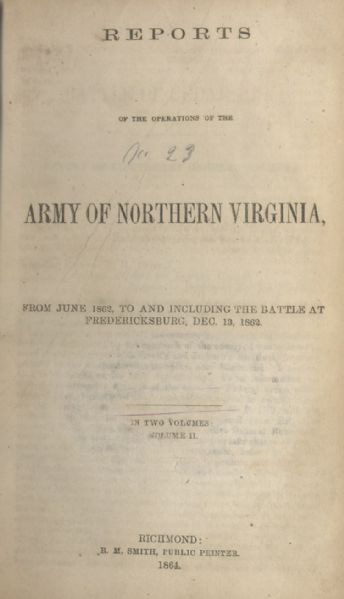 The Army Under Robert E. Lee
