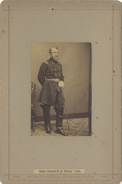 Four Civil War Generals Cabinet Card Photographs
