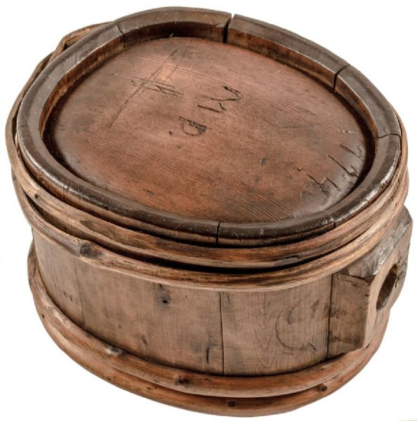 Revolutionary War Wooden Canteen Marked “MD. 1774” 