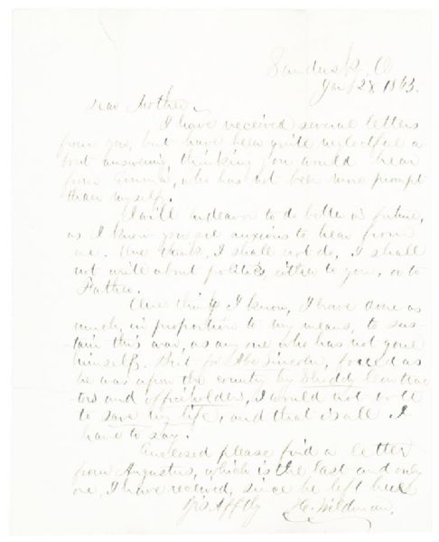 Critical Letter on Abraham Lincoln