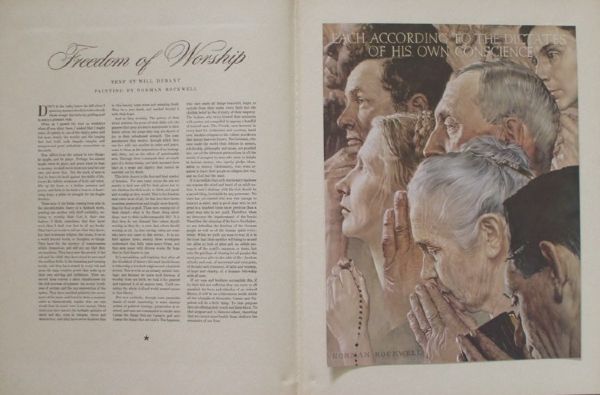Norman Rockwell’s Four Freedoms