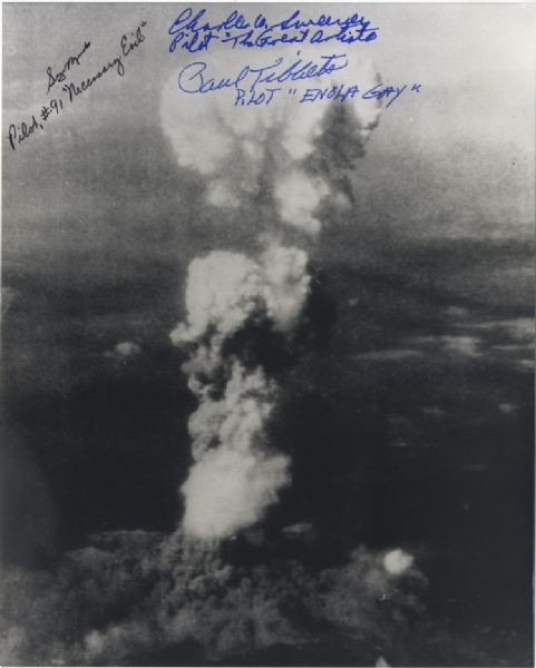 More - Hiroshima Atom Bomb Signed Photographs