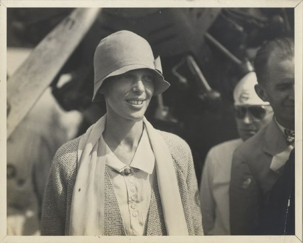 Rare One Off Photograph of Amelia Earhart