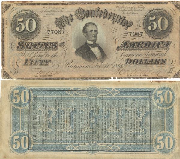 Lines On A Confederate Note - Poem by Sidney Alroy Jonas