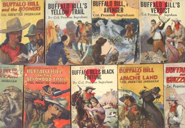 Group of Twelve Buffalo Bill Novels Written By A Former Confederate Officer