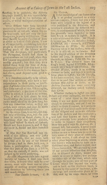 Import Early Report of Major George Washington - 1757