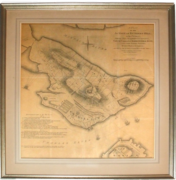 Period Map of Bunker's Hill.