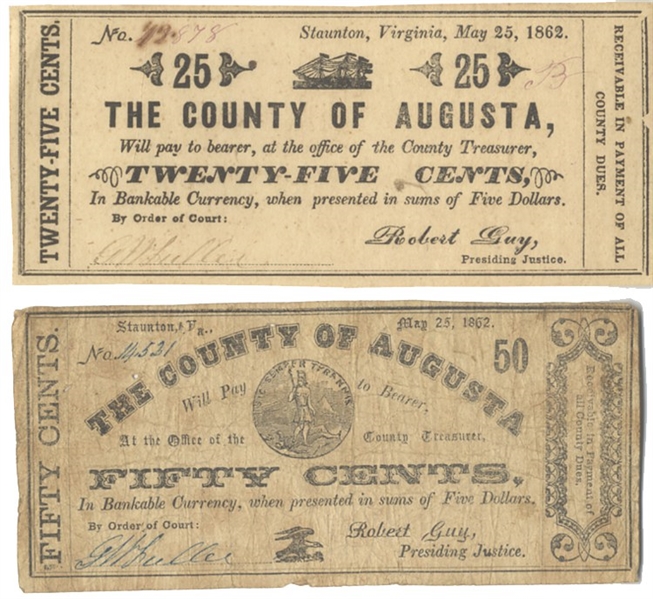 A Pair Of War Dated Notes